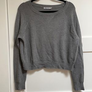 Alexander Wang Cropped Stretch Sweater Size M